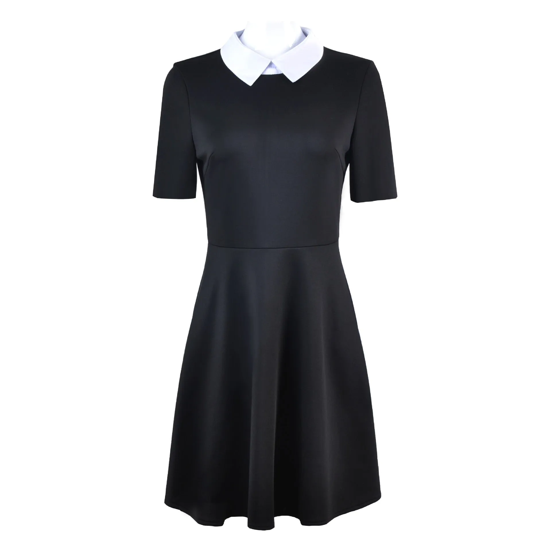 2022 Wednesday Addams Cosplay Costume Dress Optional Hair Wig Props