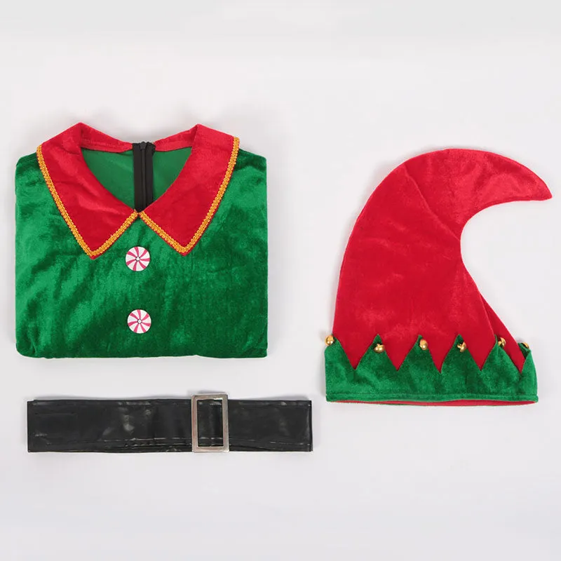 2023 Christmas Green Dress Cosplay Costumes