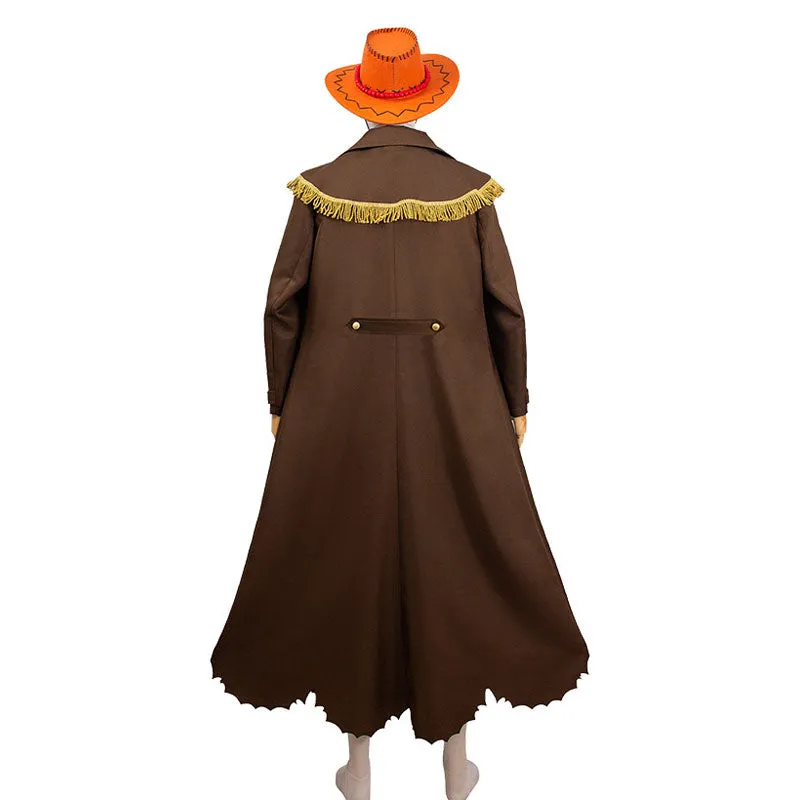 Anime One Piece Portgas D. Ace Live action Version Cosplay Costume