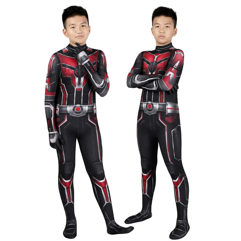 Ant Man and the Wasp: Quantumania Scott Lang Kids Jumpsuits Cosplay Costume