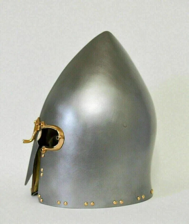 Armour 16GA Steel Medieval Lough Henney Viking Helmet Museum Decorative Handmade