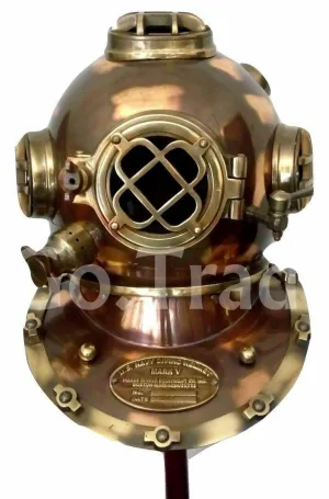 Authentic Diving Helmet | Vintage-Style Deep Sea Diver's Helmet