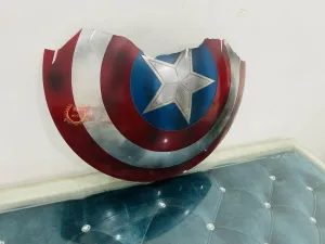 Avengers Endgame Broken Shield Replica | Captain America Metal Prop