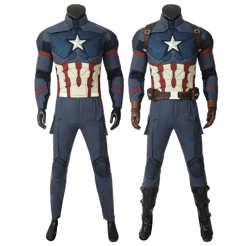 Avengers: Endgame Steven Rogers Captain America Cosplay Costumes