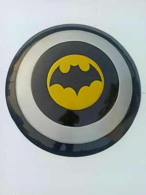 Avengers Legends Captain America Shield 24'' 75th Anniversary Modified Into Batman