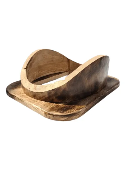Base for Mark V Divers Helmet  Wooden Stand.