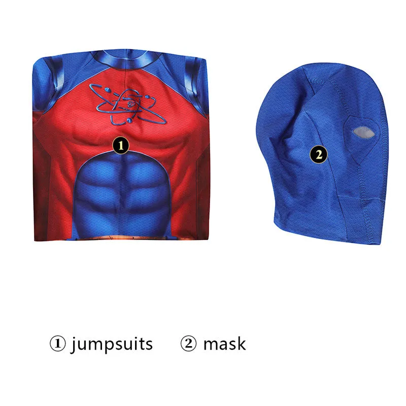 Black Adam Atom Smasher Albert Jumpsuit Cosplay Costumes