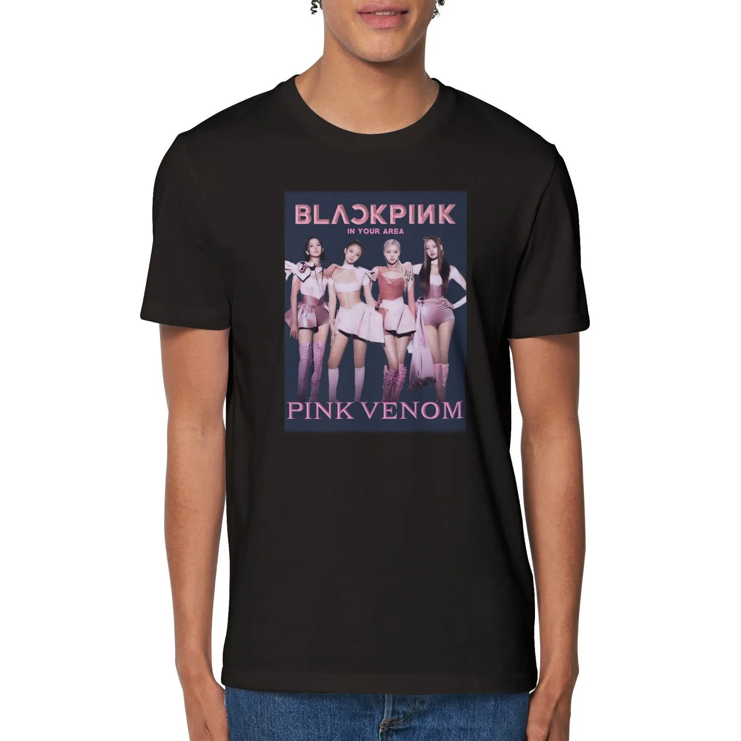 Blackpink 2022 Pink Venom | Pink Outfit Group | Organic Unisex Crewneck T-shirt