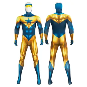 Booster Gold Michael Carter Jumpsuit Cosplay Costumes