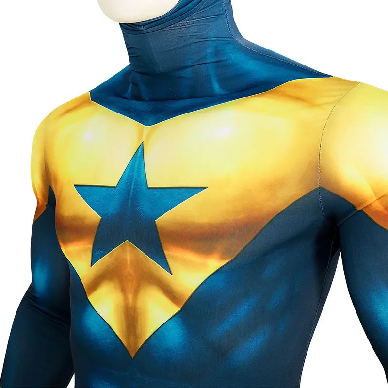 Booster Gold Michael Carter Jumpsuit Cosplay Costumes