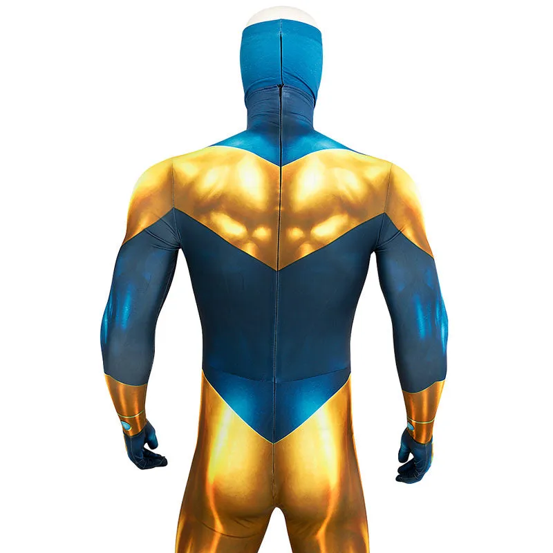 Booster Gold Michael Carter Jumpsuit Cosplay Costumes