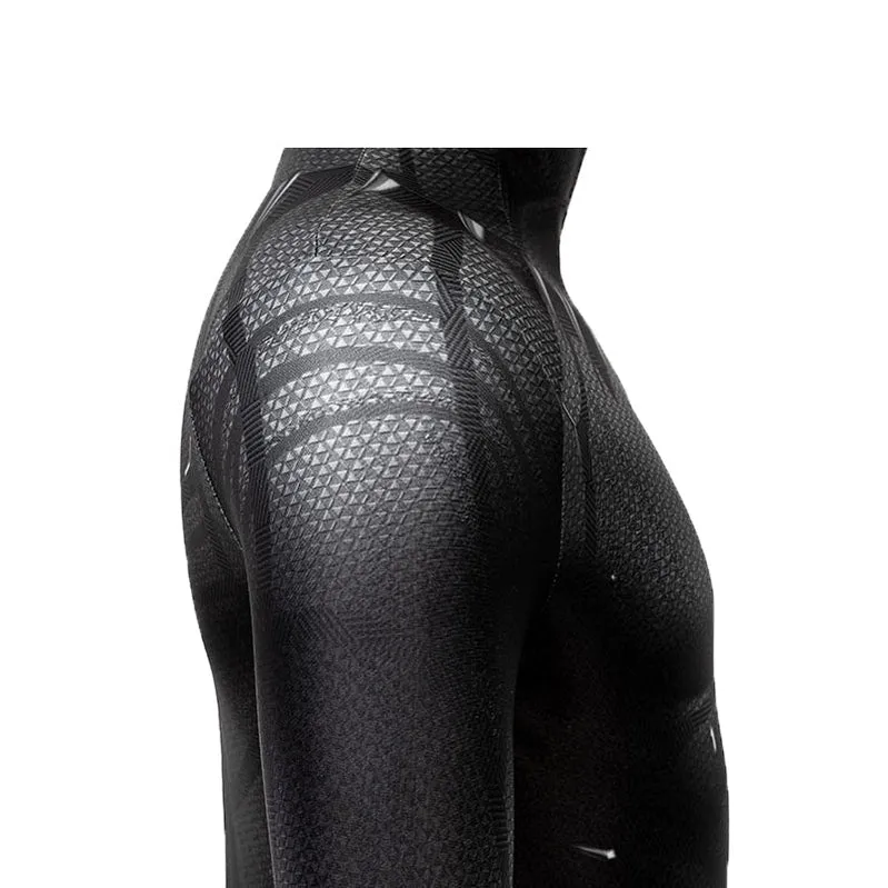 Captain America Civil War Black Panther Children Jumpsuit Cosplay Costume