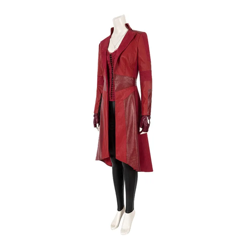 Captain America Civil War Scarlet Witch Wanda Maximoff Cosplay Costume