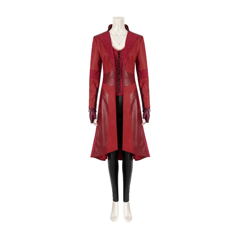 Captain America Civil War Scarlet Witch Wanda Maximoff Cosplay Costume