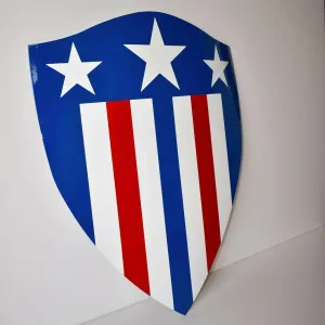 Captain America Heater Shield 24'' Comic Style First Appearance Shield - Metal