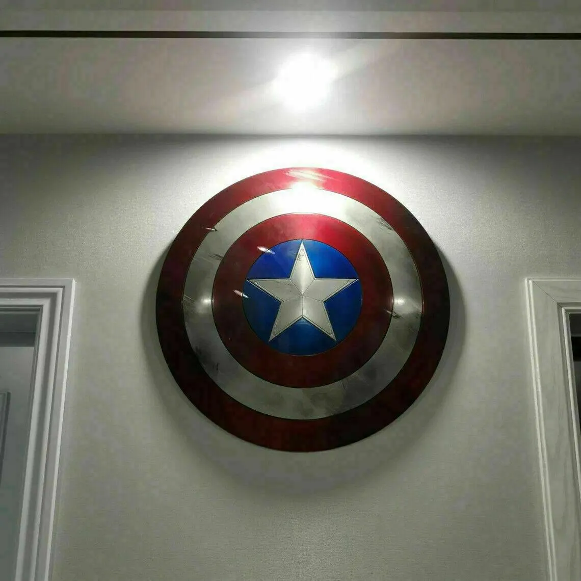 Captain Americas Shield Metal 1:1,MCU Captain America Shield Movie Prop style