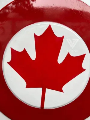 Captain Canada Shield | Versatile Captain America Cosplay Prop for Display & Roleplay