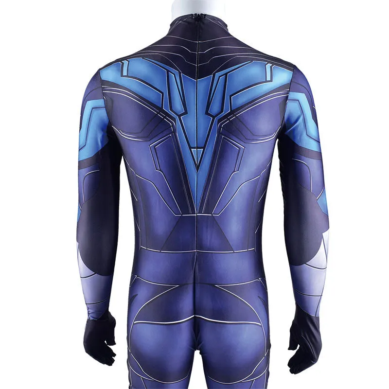 DC Titans Nightwing Jumpsuit Cosplay Costumes