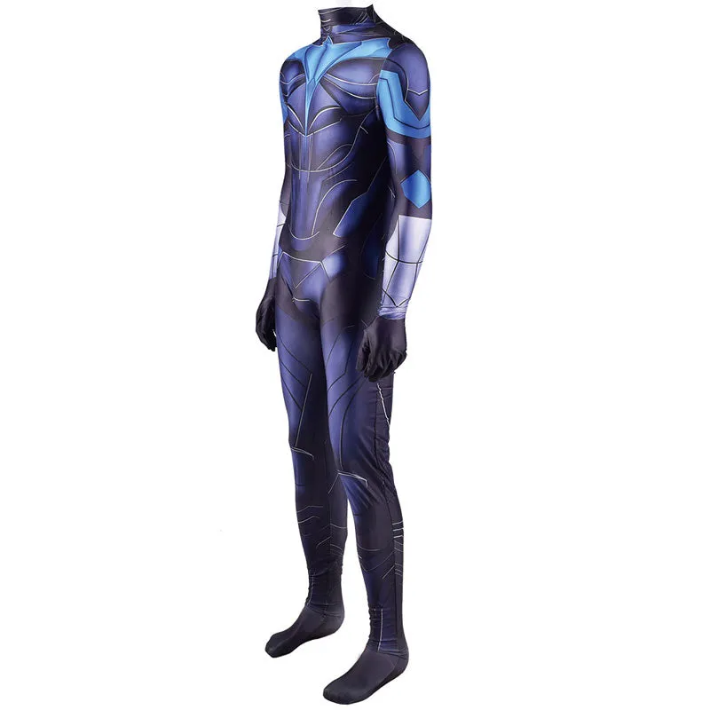 DC Titans Nightwing Jumpsuit Cosplay Costumes