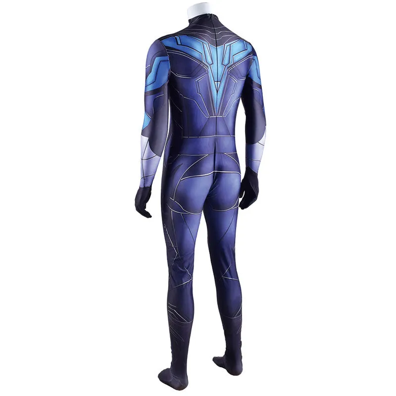 DC Titans Nightwing Jumpsuit Cosplay Costumes