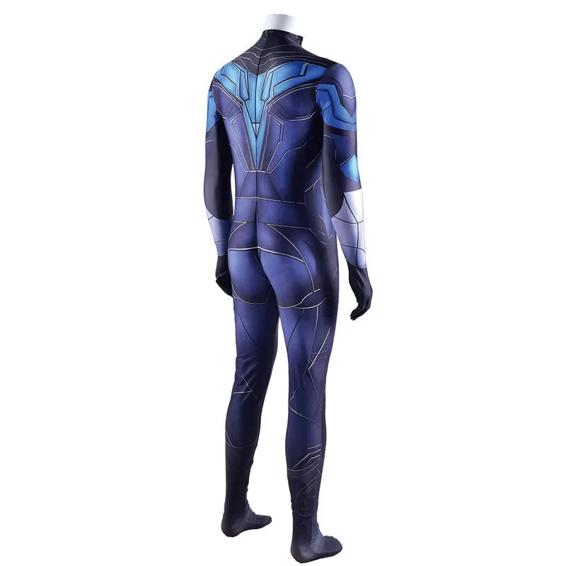 DC Titans Nightwing Jumpsuit Cosplay Costumes