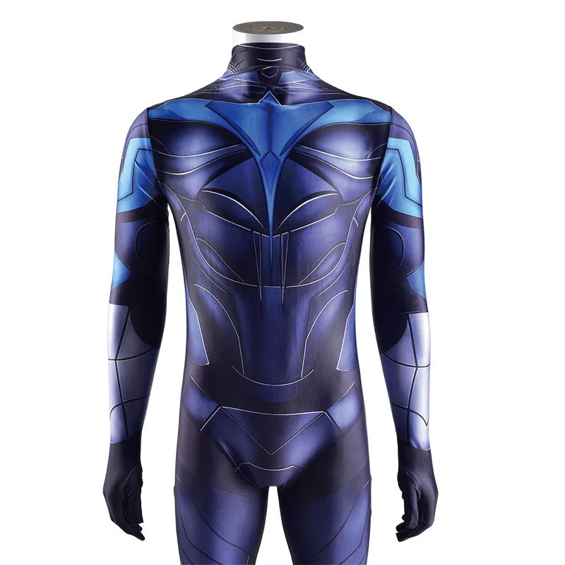 DC Titans Nightwing Jumpsuit Cosplay Costumes