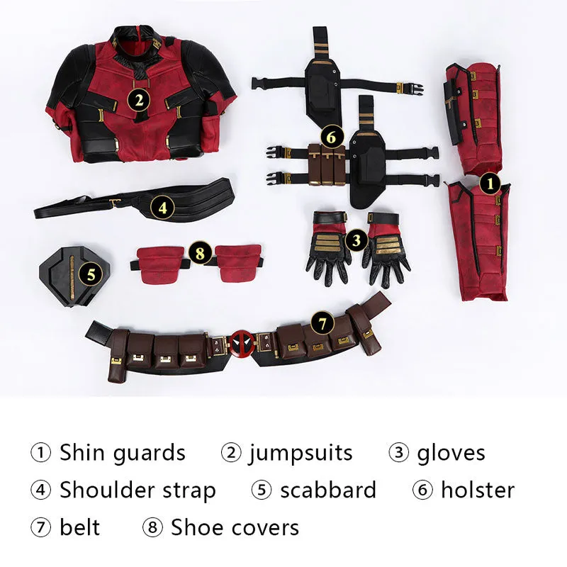 Deadpool Wade Wilson Kids Cosplay Costumes