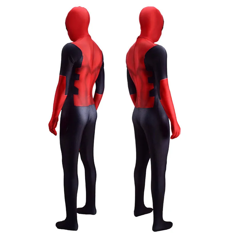 Deadpool Wade Wilson Red Jumpsuit Cosplay Costumes