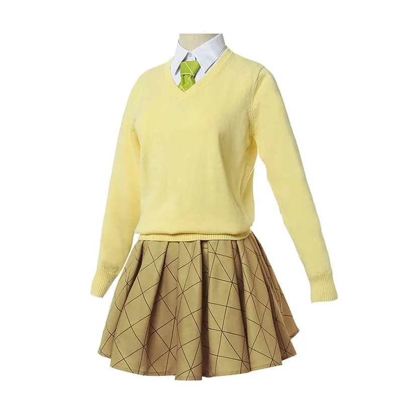 Demon Slayer: Kimetsu no Yaiba: Demon Slayer Academy Shinobu Kocho JK Uniform Cosplay Costume