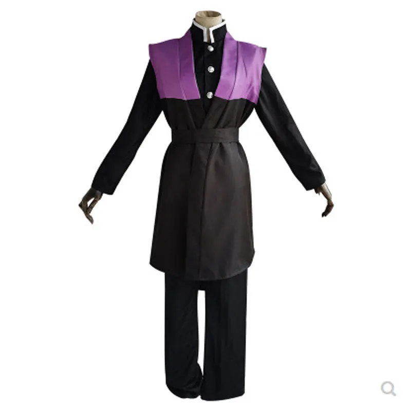 Demon Slayer Kimetsu no Yaiba Genya Shinazugawa Cosplay Costumes