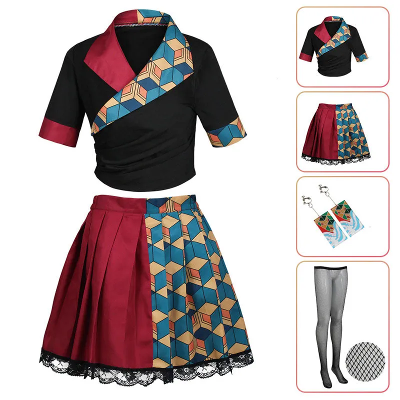 Demon Slayer Kimetsu no Yaiba Giyuu Tomioka Cosplay Costumes