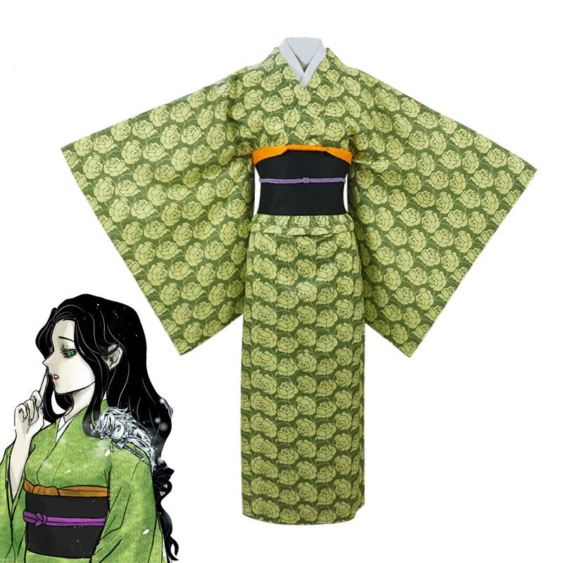 Demon Slayer Kimetsu no Yaiba Hashibira Kotoha Fullset Cosplay Costumes