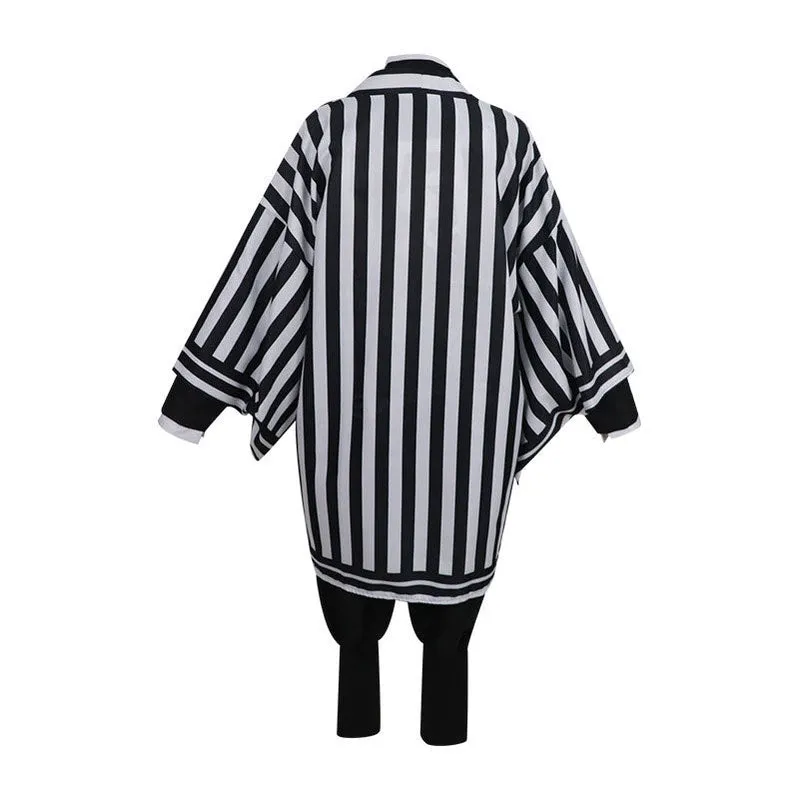 Demon Slayer Kimetsu no Yaiba Iguro Obanai Black White Cosplay Costumes