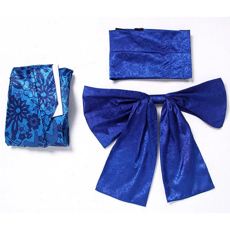 Demon Slayer Kimetsu no Yaiba Inosuke Hashibira Blue Cosplay Costumes