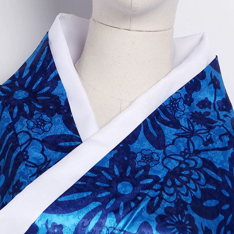 Demon Slayer Kimetsu no Yaiba Inosuke Hashibira Blue Cosplay Costumes