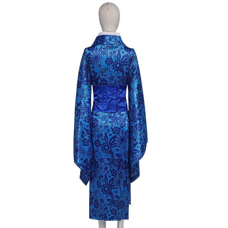 Demon Slayer Kimetsu no Yaiba Inosuke Hashibira Blue Cosplay Costumes