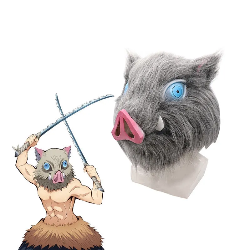 Demon Slayer Kimetsu no Yaiba Inosuke Hashibira Cosplay Mask