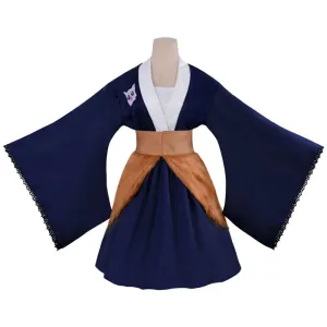 Demon Slayer Kimetsu no Yaiba Inosuke Hashibira Maid Dress Cosplay Costumes