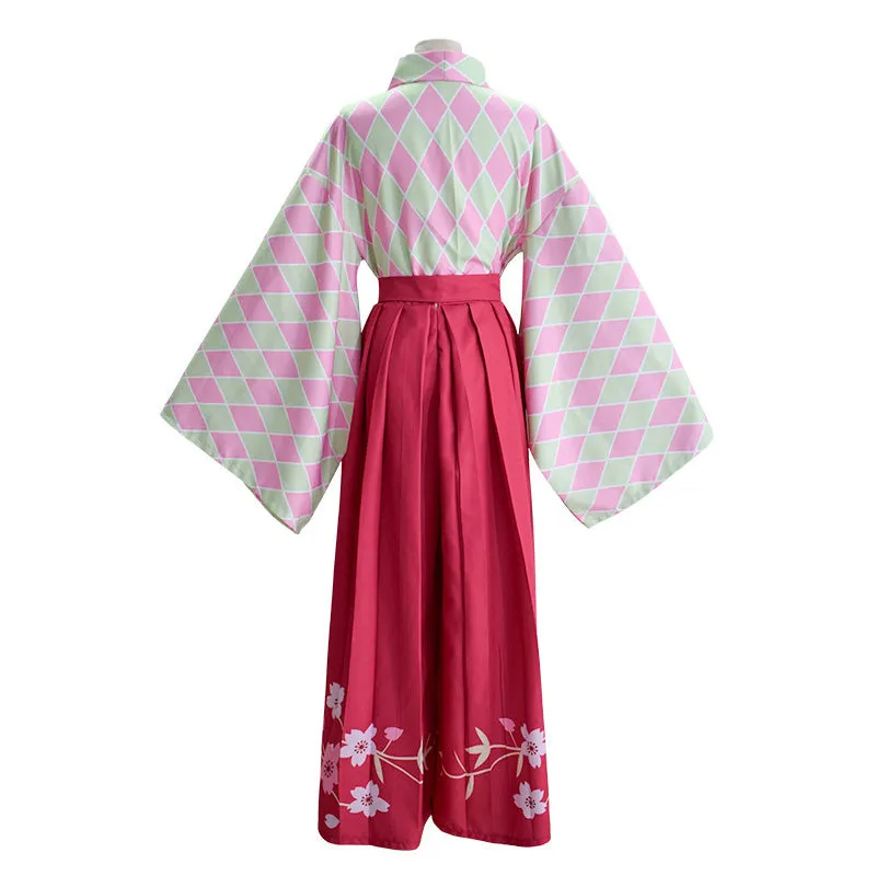 Demon Slayer Kimetsu no Yaiba Kanroji Mitsuri Halloween Cosplay Costumes