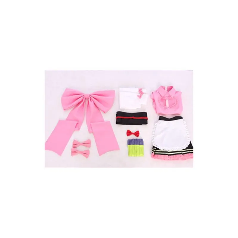 Demon Slayer Kimetsu no Yaiba Kanroji Mitsuri Maid Outfit Cosplay Costumes