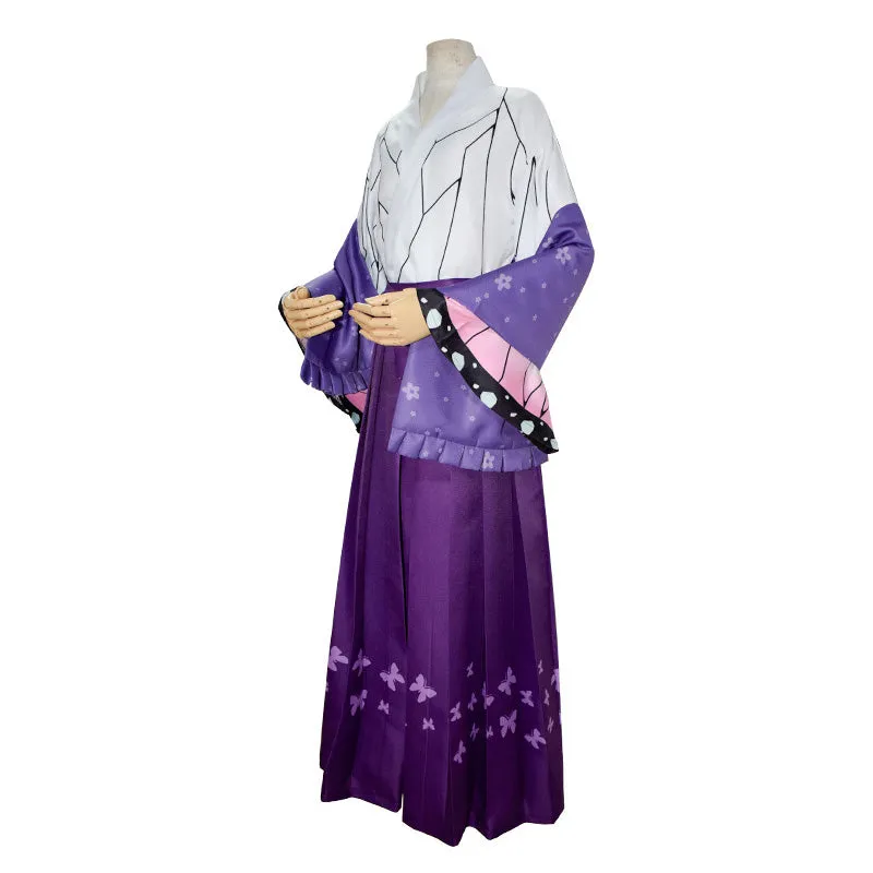Demon Slayer Kimetsu no Yaiba Kochou Shinobu Halloween Cosplay Costumes