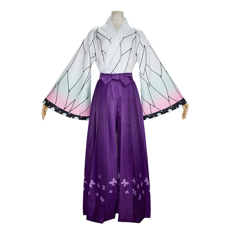 Demon Slayer Kimetsu no Yaiba Kochou Shinobu Halloween Cosplay Costumes