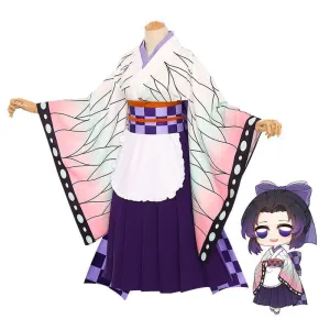 Demon Slayer Kimetsu no Yaiba Kochou Shinobu Maid Outfit Cosplay Costumes