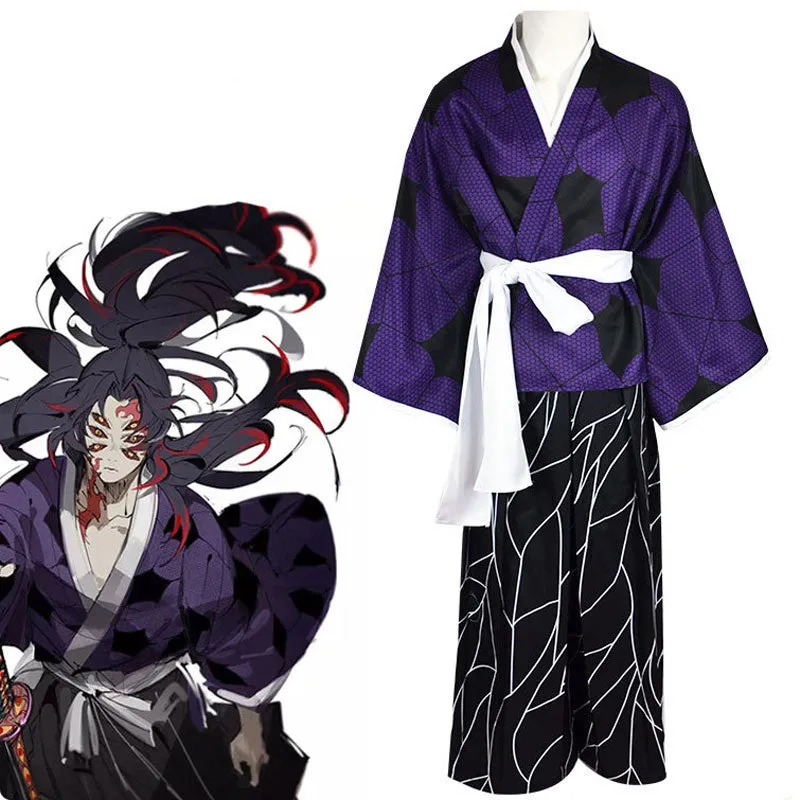Demon Slayer Kimetsu no Yaiba Kokushibo Cosplay Costumes