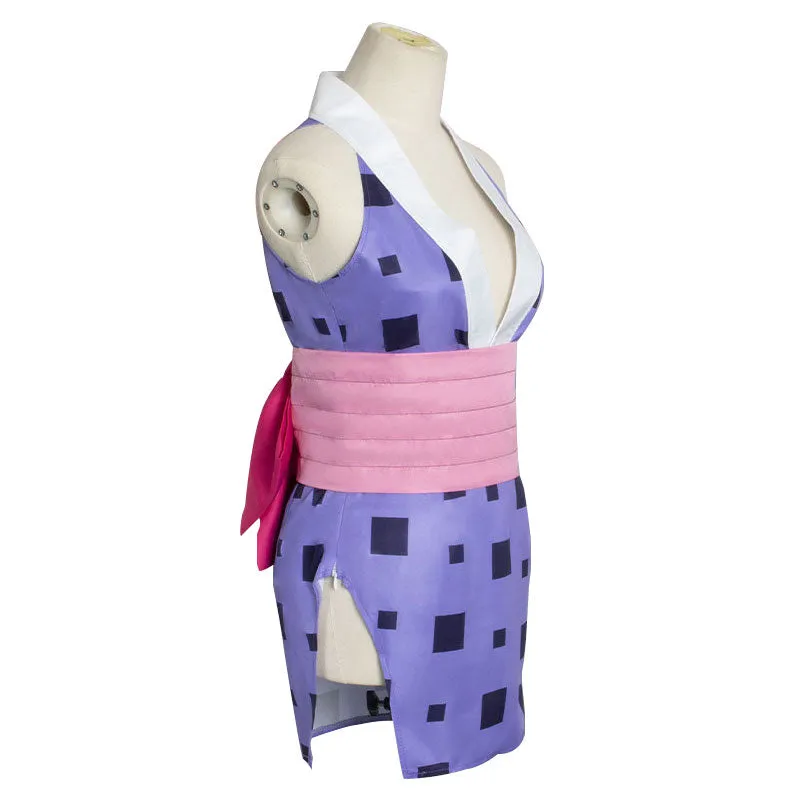 Demon Slayer Kimetsu no Yaiba Makio Suma Hinatsuru Slit Skirt Cosplay Costumes