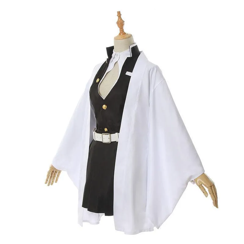 Demon Slayer Kimetsu no Yaiba Mitsuri Kanroji Female Uniform Cosplay Costume