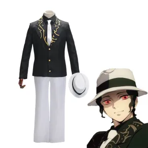Demon Slayer Kimetsu no Yaiba Muzan Kibutsuji Suits Halloween Cosplay Costume