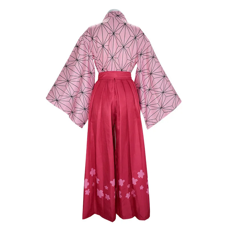 Demon Slayer Kimetsu no Yaiba Nezuko Kamado Halloween Cosplay Costumes