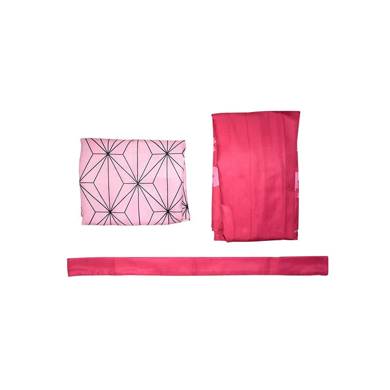 Demon Slayer Kimetsu no Yaiba Nezuko Kamado Halloween Cosplay Costumes