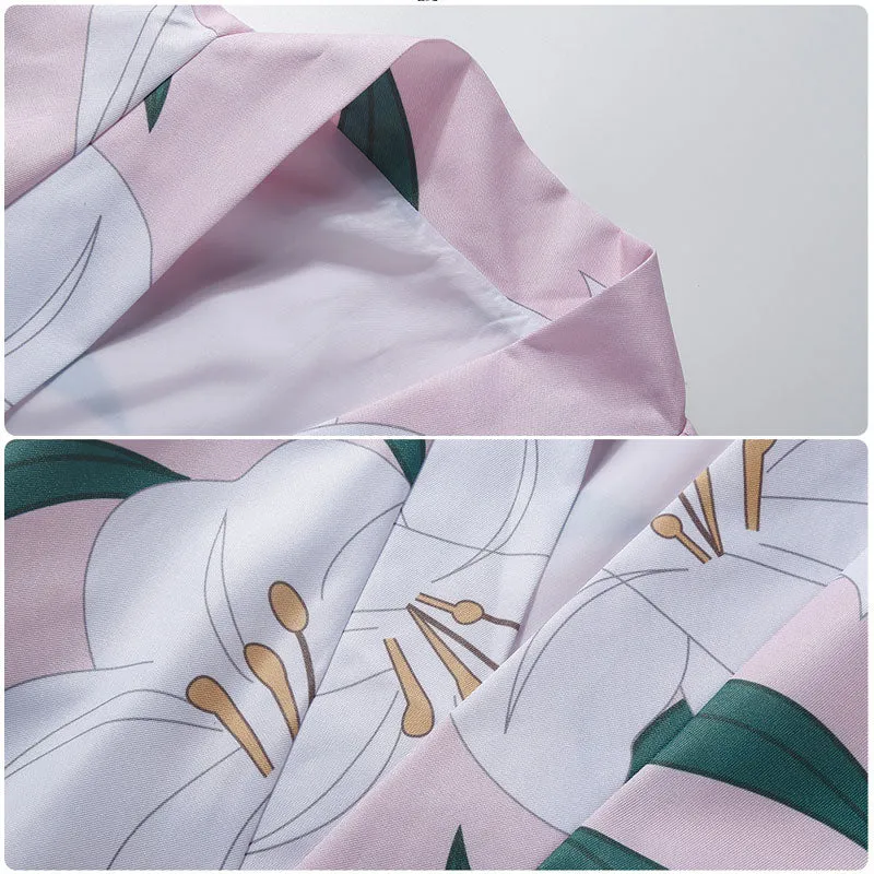 Demon Slayer Kimetsu no Yaiba Nezuko Kamado Pink Cosplay Costumes